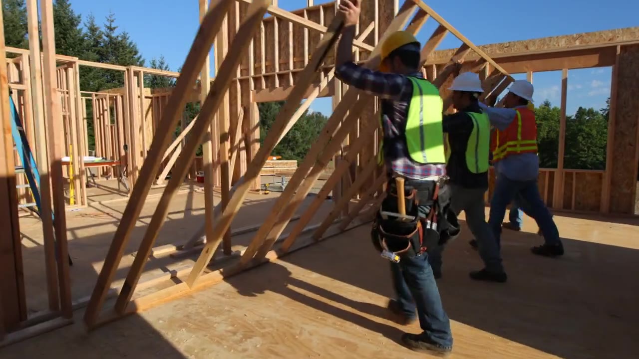 New homes under construction
